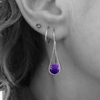Captivating Earring on Model